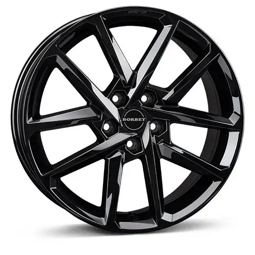 Finale Aktion BORBET DESIGN N black glossy 6.5Jx16 4x108 ET37