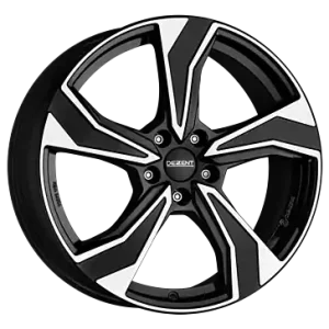 Abverkauf Dezent KB black polished 8x19 ET44 5x112 CB57.1
