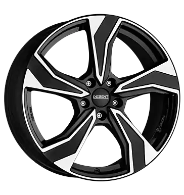 Abverkauf Dezent KB black polished 8x19 ET44 5x112 CB57.1