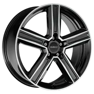 Aktuell Dezent KG black polished 6.5x18 ET44.5 5x112 CB66.6