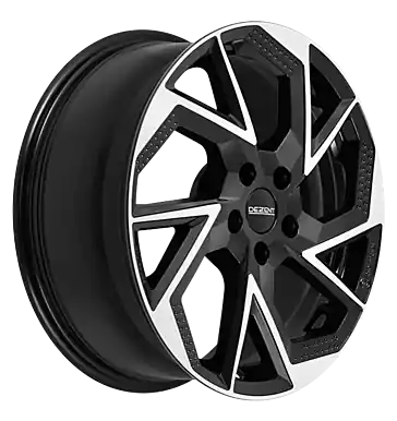 Abverkauf Dezent AP black polished 6.5x16 ET32 5x114,3 CB66.1