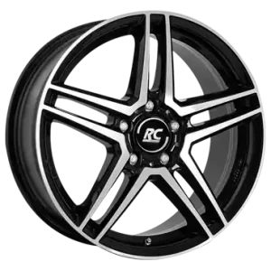 Aktuell RCDesign RC D17 schwarz glanz vollpoliert 6.5x16 ET38 5x112 CB66.6