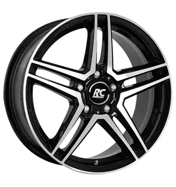 Aktuell RCDesign RC D17 schwarz glanz vollpoliert 6.5x16 ET38 5x112 CB66.6