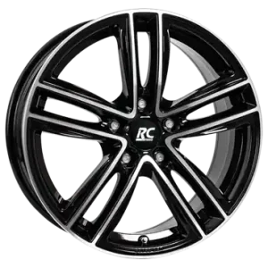 Abverkauf RCDesign RC27 schwarz glanz vollpoliert 7x18 ET38 5x105 CB56.6