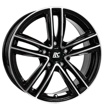 Abverkauf RCDesign RC27 schwarz glanz vollpoliert 7x18 ET38 5x105 CB56.6