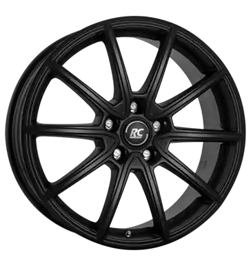 Zertifiziert RCDesign RC32 satin black matt 7x17 ET47 5x112 CB66.7