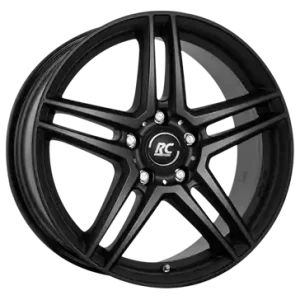 Zertifiziert RCDesign RC D17 satin black matt 8.5x19 ET54 5x112 CB66.6